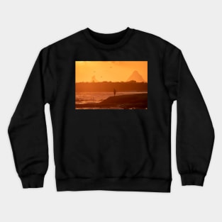 Sunset, Kings Beach, Caloundra. Sunshine Coast Queensland Crewneck Sweatshirt